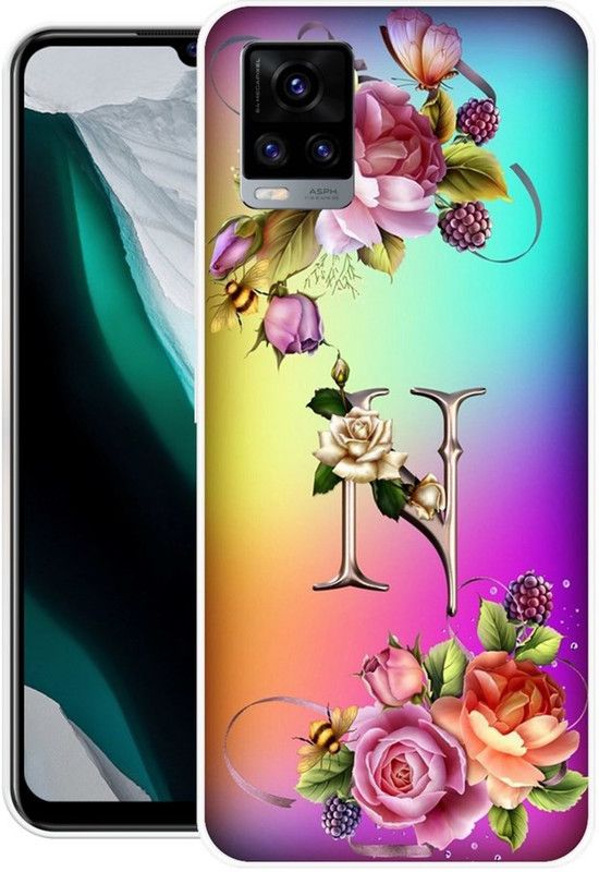 SIMAWAT Back Cover for Vivo V20 2021  (Multicolor, Grip Case, Silicon)