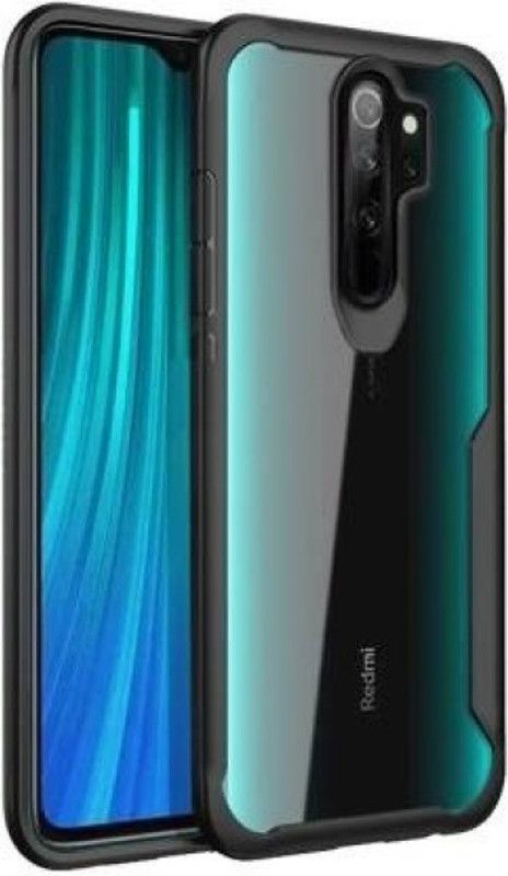 Chemforce Back Cover for Mi Redmi 9 Prime, Redmi 9 Prime, Poco M2  (Black, Transparent, Grip Case, Pack of: 1)
