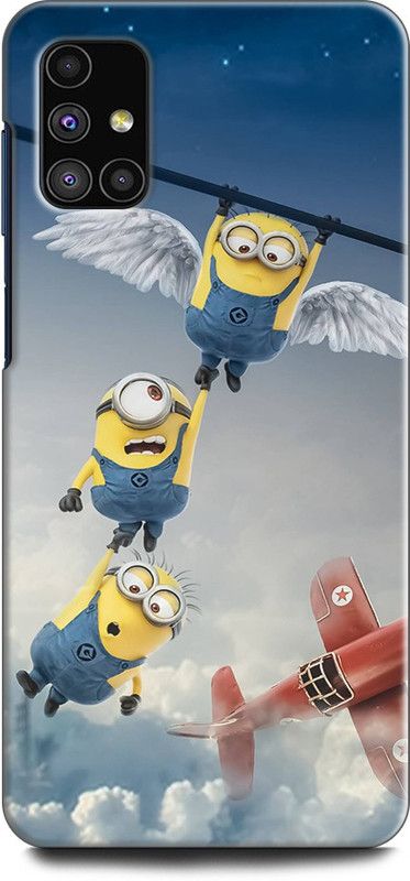 Afterglow Back Cover for SAMSUNG Galaxy M31s MINIONS, CUTE, FUNNY, CARTOON, MINIONS CUTE, CUTE  (Multicolor, Shock Proof, Pack of: 1)