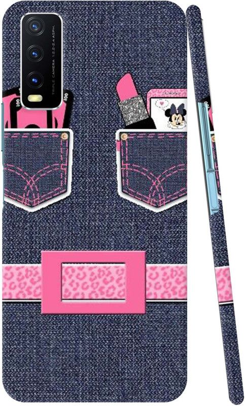 PEPART Back Cover for VIVO Y20A  (Multicolor, Pack of: 1)