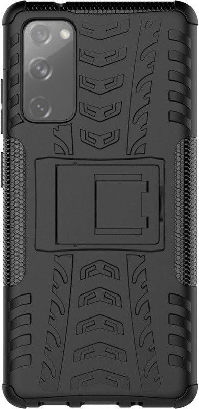 Cassiey Back Cover for Samsung Galaxy S20 FE 5G, Samsung Galaxy S20 Lite  (Black, Rugged Armor, Pack of: 1)