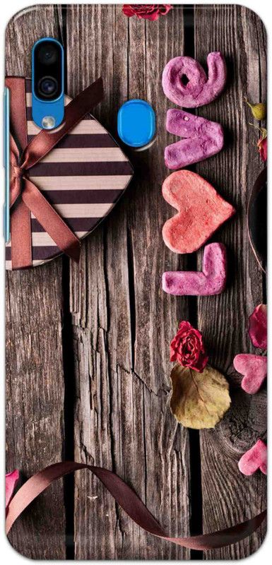 NDCOM Back Cover for Samsung Galaxy A30 Love Gift Printed  (Multicolor, Hard Case, Pack of: 1)