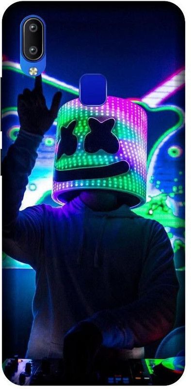 Vinsmoke Back Cover for Vivo V9 Marshmello, Music, Marshmello Cover  (Multicolor, Shock Proof, Pack of: 1)