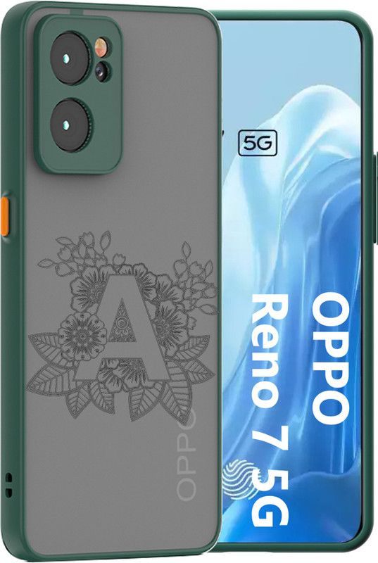 ASMANTIC Back Cover for Mi Redmi 10 Prime, Mi Redmi 10 Prime A Letter Case  (Green, Matte Finish, Pack of: 1)