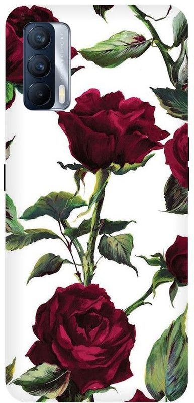 URCHIN Back Cover for Realme X7 Rose, Roses, Red rose, Flower  (Multicolor, Shock Proof)