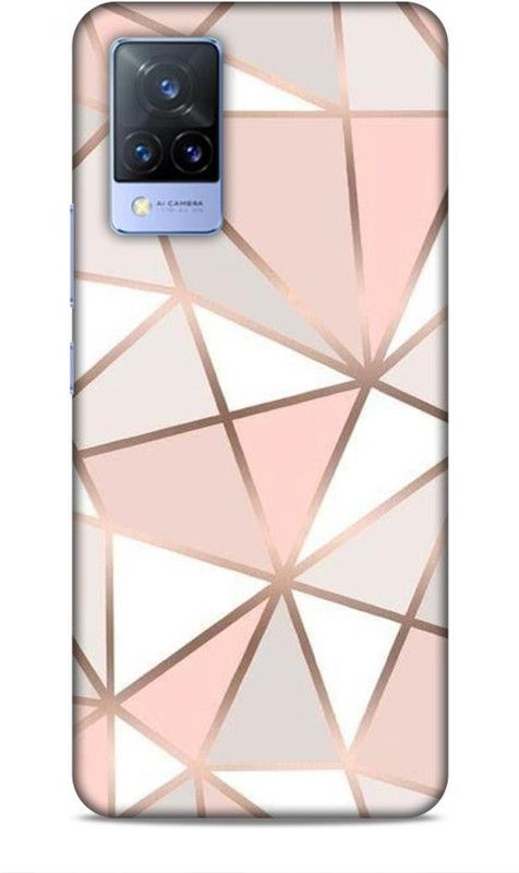Coverland Back Cover for Vivo V21 5G  (Beige)