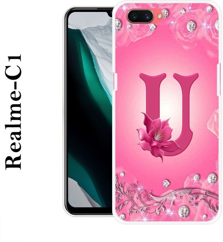 Sswastik Back Cover for Realme C1  (Pink, Silicon)