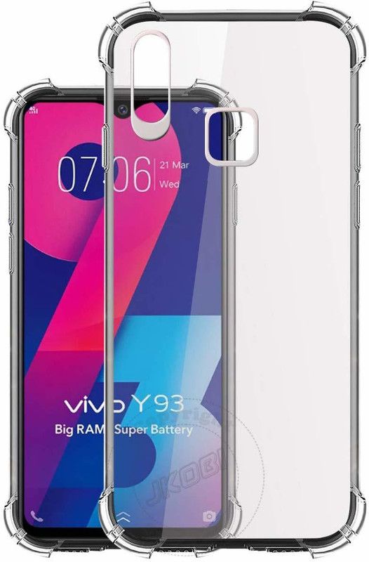 S-Hardline Bumper Case for Vivo Y93  (Transparent, Grip Case)