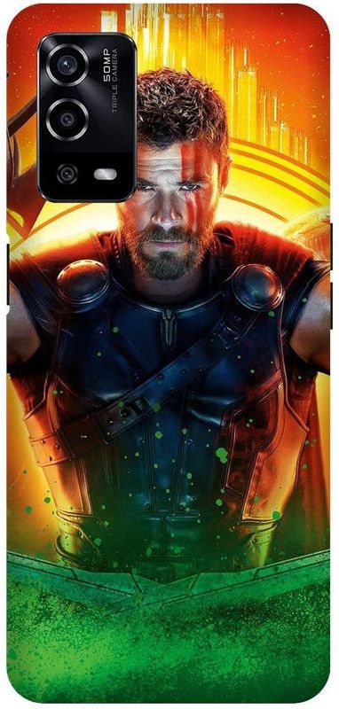 UMPRINT Back Cover for Oppo A55/CPH2325, Thor Avenger Superhero Printed Back Cover  (Multicolor, Hard Case, Pack of: 1)