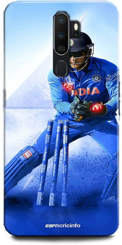 Afterglow Back Cover for OPPO A5 2020 MS DHONI, CRICKET, DHONI, MSD, INDIAN KHILADI, KHILADI  (Multicolor, Shock Proof, Pack of: 1)