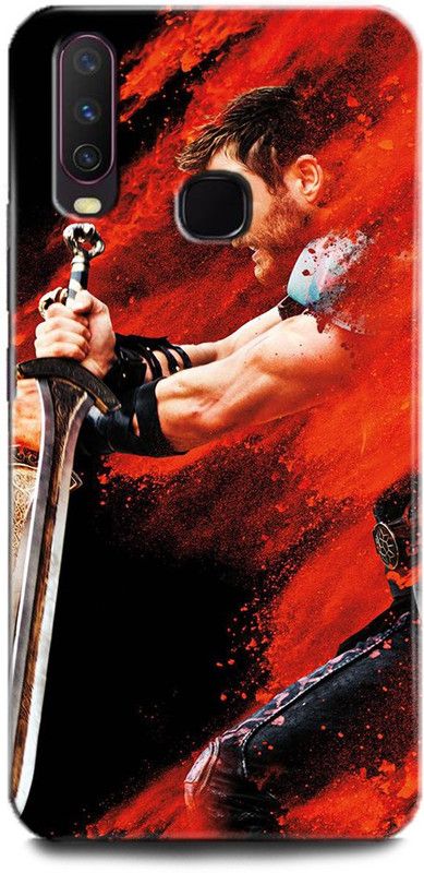play fast Back Cover for Vivo Y12/1904 THOR PRINTED  (Multicolor, Hard Case, Pack of: 1)