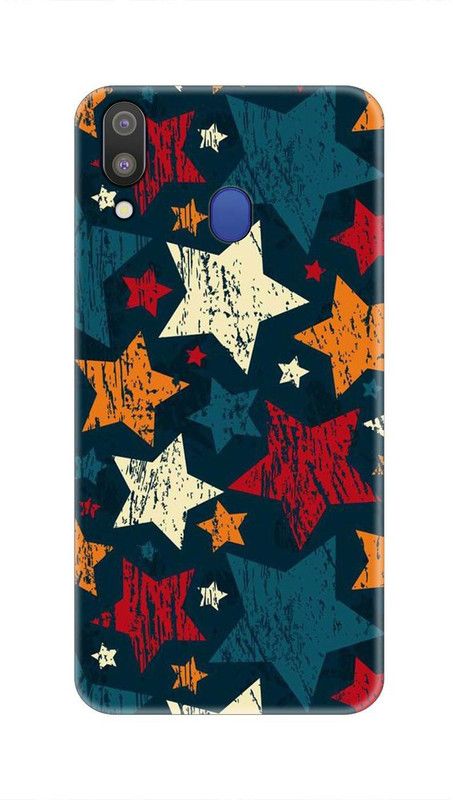 Smutty Back Cover for Samsung Galaxy M10s, SM-M107F - Stars Print  (Multicolor, Hard Case, Pack of: 1)