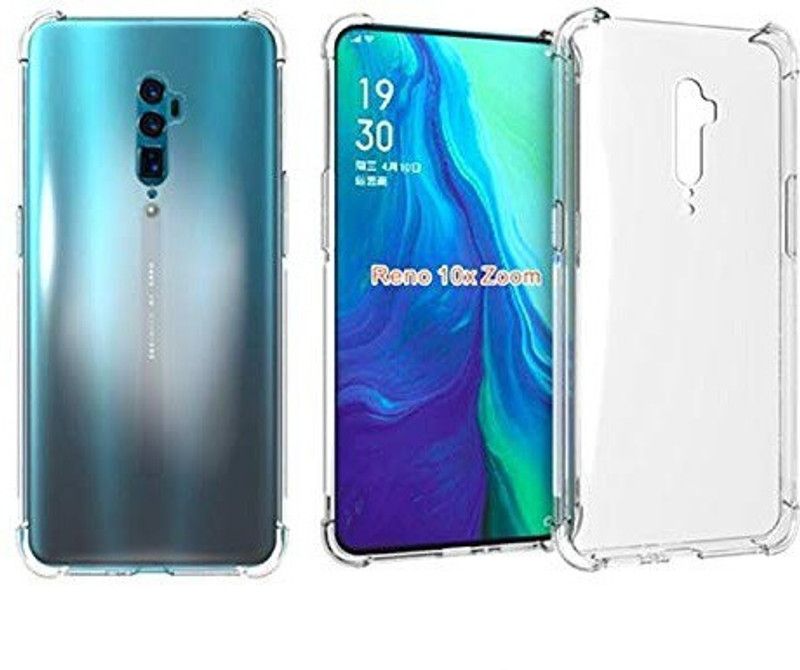 Elica Back Cover for OPPO Reno 10x Zoom  (Transparent, Shock Proof, Silicon, Pack of: 1)