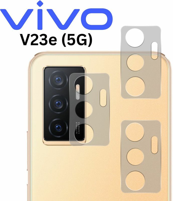 FCS Back Camera Lens Ring Guard Protector, Camera Lens Glass Protector for Vivo V23e, Vivo V23E (5G)  (Pack of: 3)