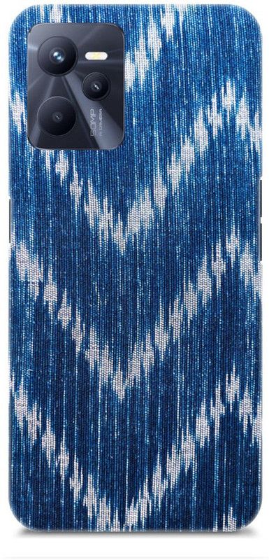 Chiraiyaa Back Cover for realme C35  (Blue, Grey, Hard Case)