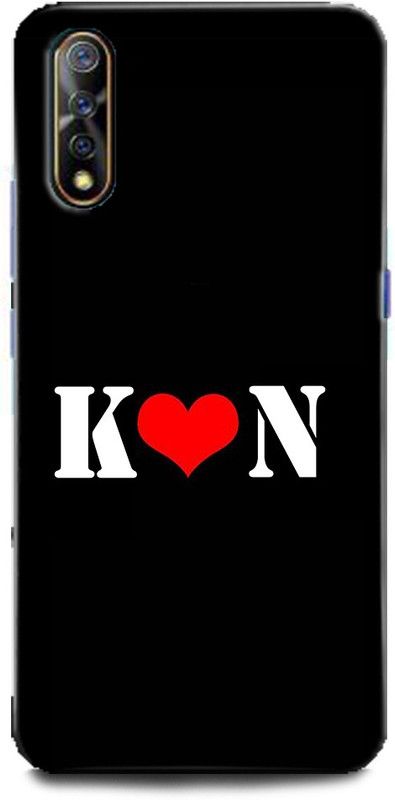 Afterglow Back Cover for Vivo Z1x K N, K LOVES N, NAME, LETTER, ALPHABET, KN LOVE, HART  (Multicolor, Shock Proof, Pack of: 1)