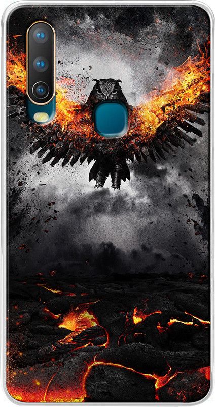 Smart Fly Back Cover for Vivo Y17  (Multicolor, Dual Protection, Silicon, Pack of: 1)