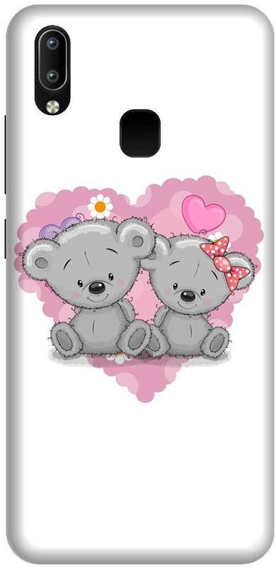 URCHIN Back Cover for Vivo Y91Teddy bear, cute teddy, love, teddy, love you  (Multicolor, Shock Proof, Pack of: 1)