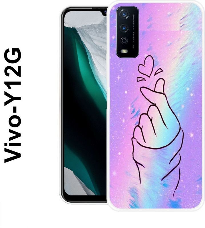 INDIALAND Back Cover for Vivo Y20, Vivo Y20i  (Multicolor, Grip Case, Silicon)