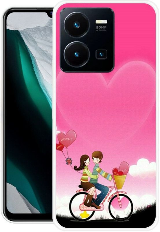 redfly Back Cover for Vivo Y35  (Multicolor, Grip Case, Silicon)