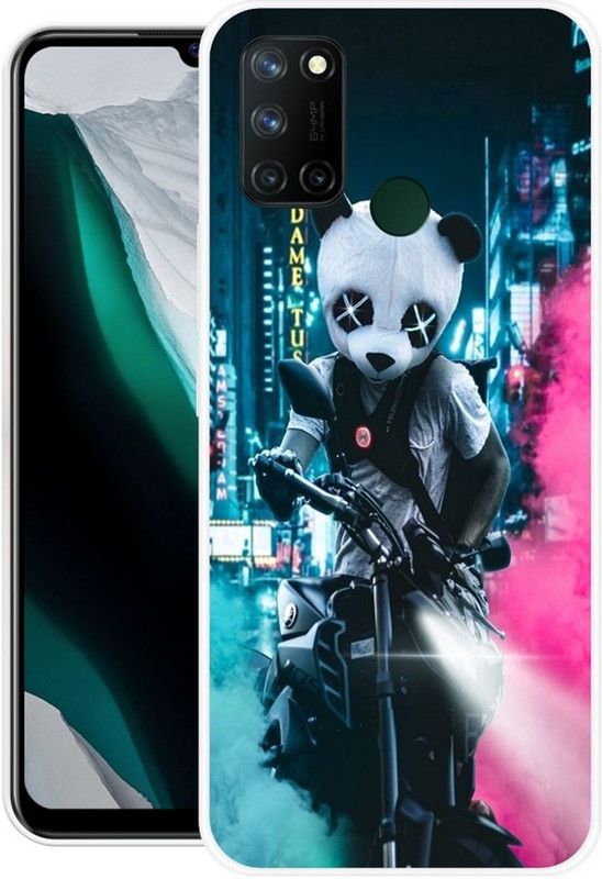 SHIVKUDI Back Cover for Realme 7i  (Multicolor, Grip Case, Silicon, Pack of: 1)