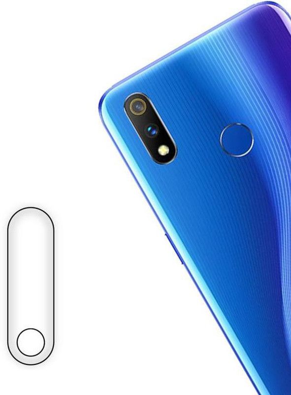 SHAKU Back Camera Lens Glass Protector for REALME 3 PRO  (Pack of: 1)