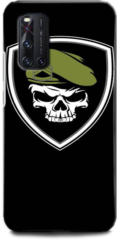 Afterglow Back Cover for Vivo V19 armmy, military, skull, military skull  (Multicolor, Dual Protection, Pack of: 1)