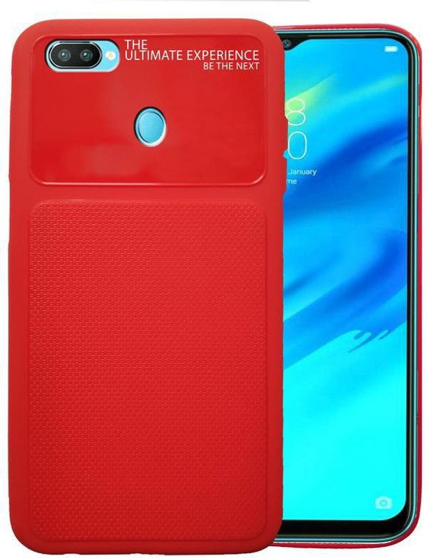 Tech Attires Back Cover for Realme 2 Pro  (Red, Rugged Armor)