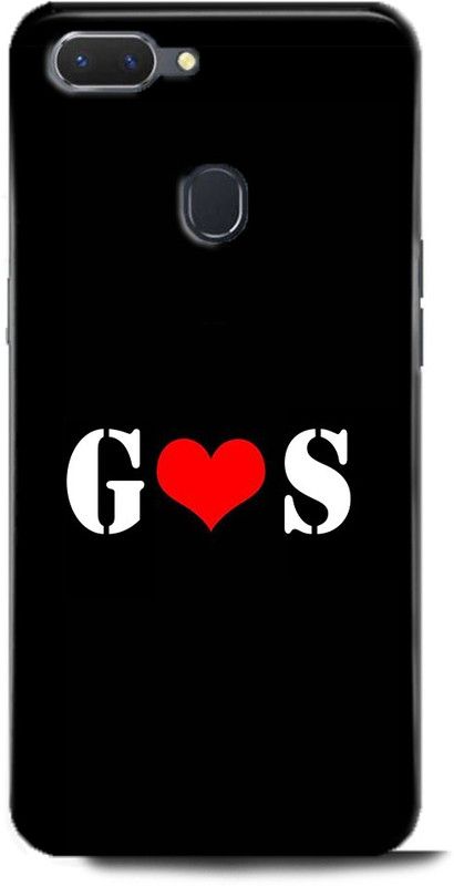Afterglow Back Cover for OPPO A12 G S, G LOVES S, NAME, LETTER, ALPHABET, GS LOVE, HART  (Multicolor, Shock Proof, Pack of: 1)