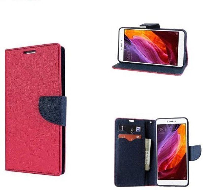 Fastship Flip Cover for Lenovo K8 Plus  (Pink, Magnetic Case, Pack of: 1)