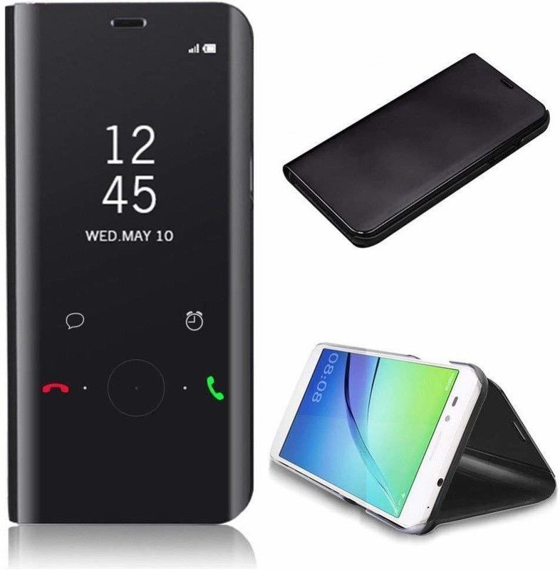 MIOW I CELL Flip Cover for Redmi Note 10 Pro  (Black, Pack of: 1)