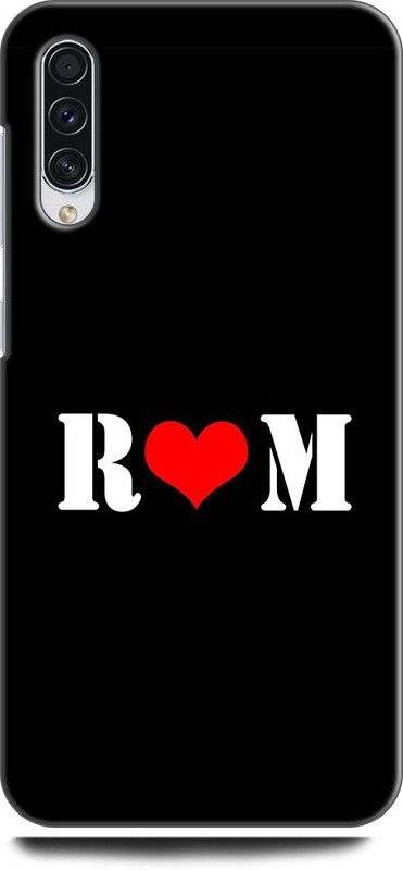 Afterglow Back Cover for SAMSUNG Galaxy A50s R M, R LOVES M, NAME, LETTER, ALPHABET, RM LOVE, HART  (Multicolor, Shock Proof, Pack of: 1)