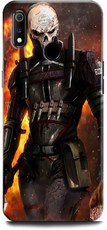 Afterglow Back Cover for Realme 3 Pro FREE FIRE, GARENA, GARENA FREE,CALAVERA, HUNTER, SCPRION  (Multicolor, Shock Proof, Pack of: 1)
