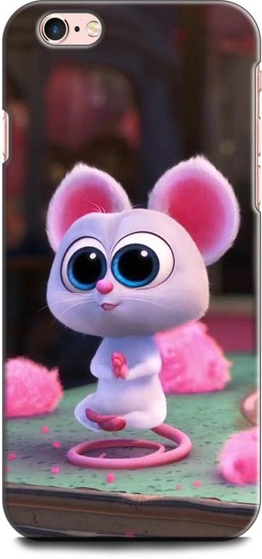 KEYCENT Back Cover for APPLE iPhone 6 MR_FANG, PINK MICE, CARTOON, MOVIE, LIFE OF PETS  (Multicolor, Shock Proof, Pack of: 1)