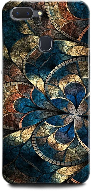 Afterglow Back Cover for realme 2 MANDALA, FLOWER, ABSTRACT, GEOMETRIC, DESIGN, GLITTER, PATTERN  (Multicolor, Shock Proof, Pack of: 1)