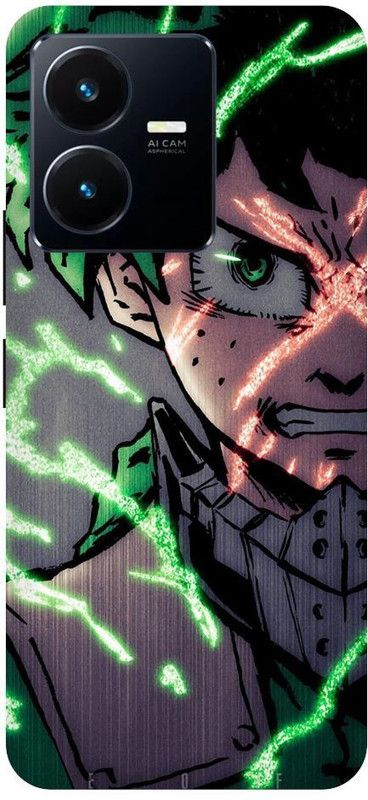 URCHIN Back Cover for Vivo Y22S My Hero Academia, Izuku Midoriya, Anime, Cartoon468  (Multicolor, Shock Proof, Pack of: 1)