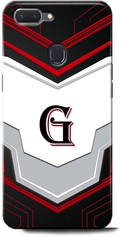 Afterglow Back Cover for Realme U1 G, G LETTER, G NAME, G ALPHABET, ALPHABET  (Multicolor, Shock Proof, Pack of: 1)