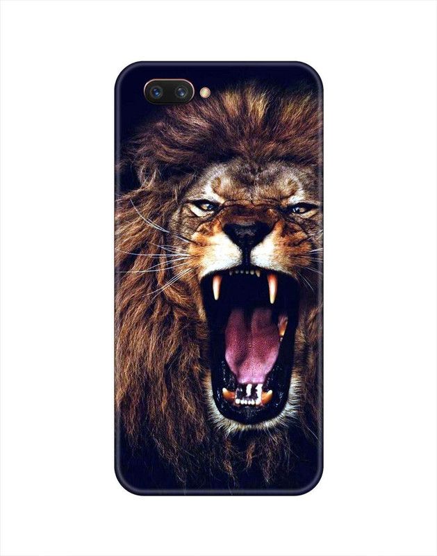 Smutty Back Cover for Realme C1, A1603 - Angry Lion Print  (Multicolor, Hard Case, Pack of: 1)