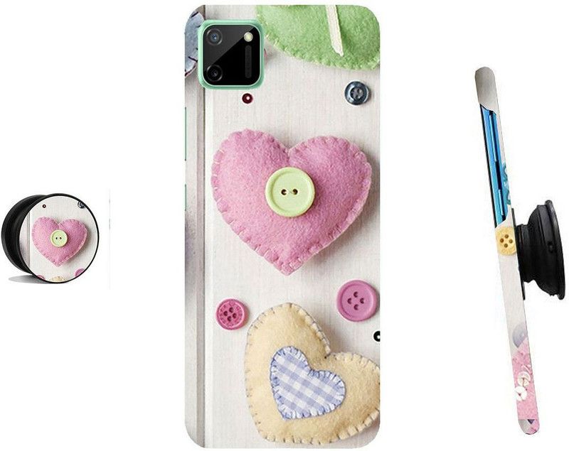 HELLO CASE Back Cover for Realme C11  (Multicolor, Cases with Holder)