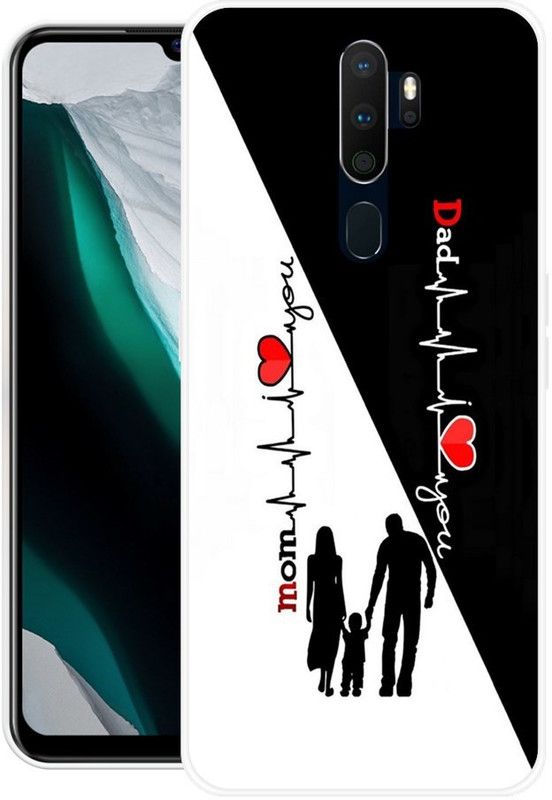 RJ14 (Online) Back Cover for OPPO A9 2020, OPPO A5 2020  (Black, White, Grip Case, Silicon)