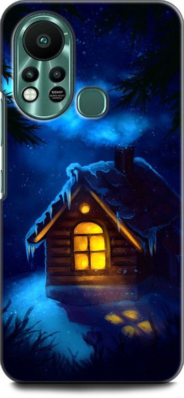 KEYCENT Back Cover for Infinix Hot 11s, X6812 HOME, HOUSE, DARK, NIGHT, LANDSCAPE, NATURE  (Multicolor, Shock Proof)