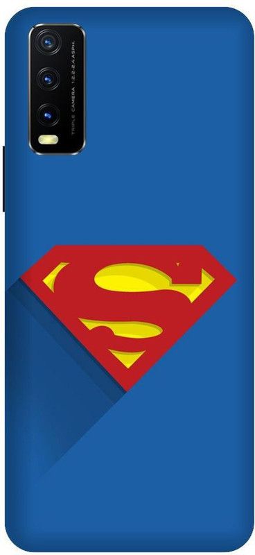 URCHIN Back Cover for Vivo Y20G Superman, Superman Logo, Superhero, DC comic, Movie, Comic  (Multicolor, Shock Proof)