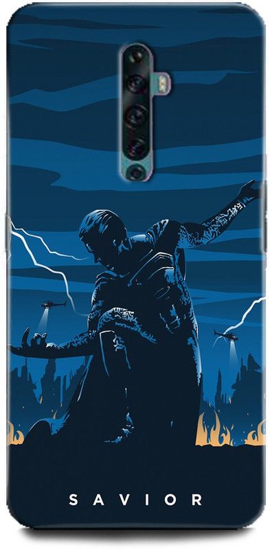 INDICRAFT Back Cover for Oppo Reno 2 / CPH1907 SUPERMAN, MASK, SUPERHERO, DC COMICS  (Multicolor, Hard Case, Pack of: 1)
