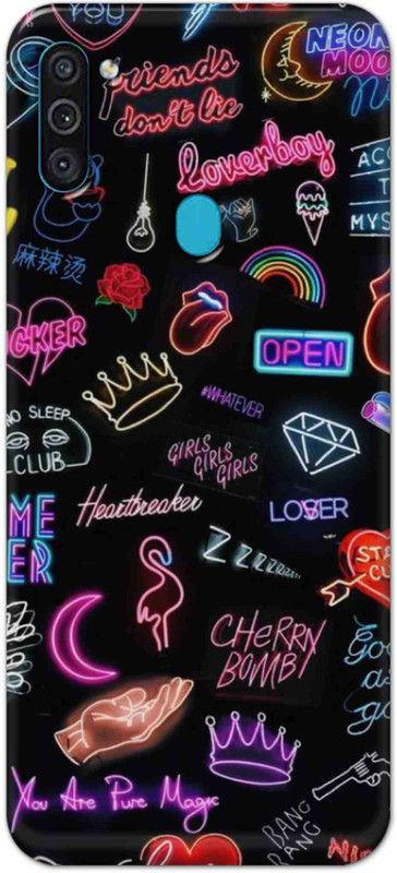NDCOM Back Cover for Samsung Galaxy M11 Friends Don’t Lie Printed  (Multicolor, Hard Case, Pack of: 1)