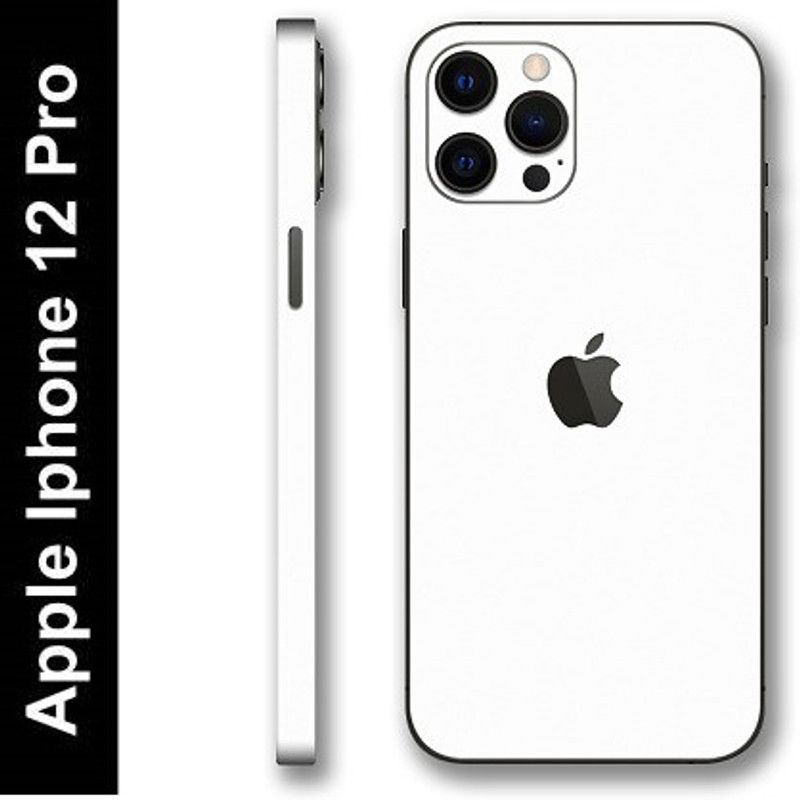 IGS Imperial Back Cover for iPhone 12 Pro - 6.1 inch designed in Glass Material  (White, Shock Proof)