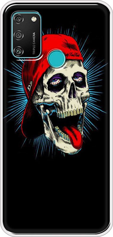 Tokito Back Cover for Honor 9A  (Multicolor, Dual Protection, Silicon, Pack of: 1)