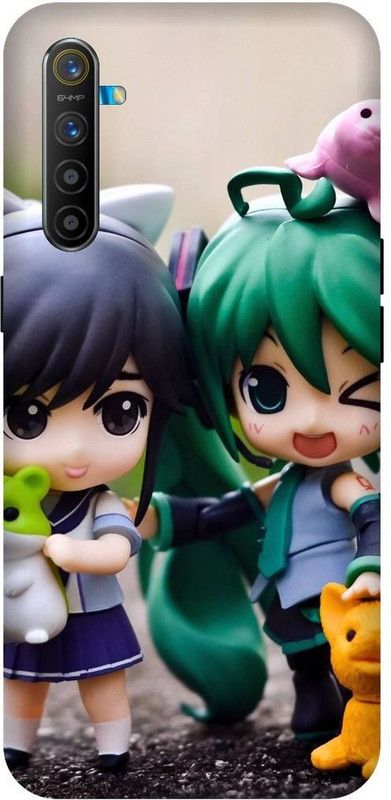 SSMORYA Back Cover for Realme X2 Doll Couple Printed Back Cover  (Multicolor, Waterproof, Pack of: 1)