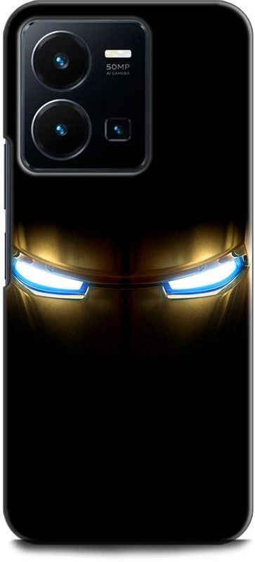 WallCraft Back Cover for Vivo Y35, V2205 IRON MAN, IRON MAN MASK, MARVEL, SUPERHERO, COMIC  (Multicolor, Dual Protection, Pack of: 1)