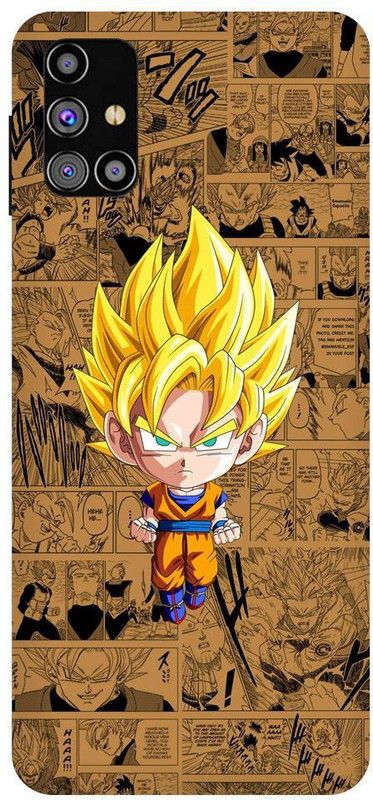 URCHIN Back Cover for Samsung M30s Goku, Dragon Ball Z, Cartoon, Anime, Kame Hame, Super Saiyan  (Multicolor, Shock Proof, Pack of: 1)
