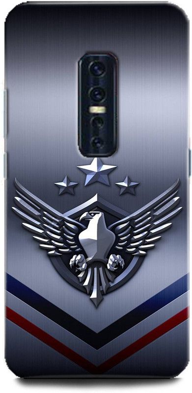 Afterglow Back Cover for Vivo V17 Pro LOGO, GOLDEN, LOGOS  (Multicolor, Shock Proof, Pack of: 1)